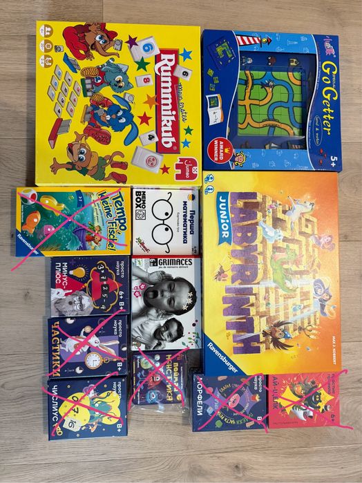 Продаю нові ігри.Поцелуи баеньки, Минус-плюс, Ай-щелк, пузырьковые ист