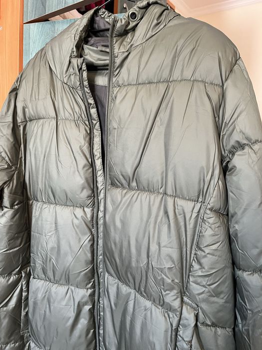 Пальто -пуховик на замку