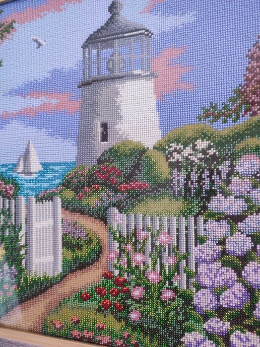 Картина з бiсеру природа