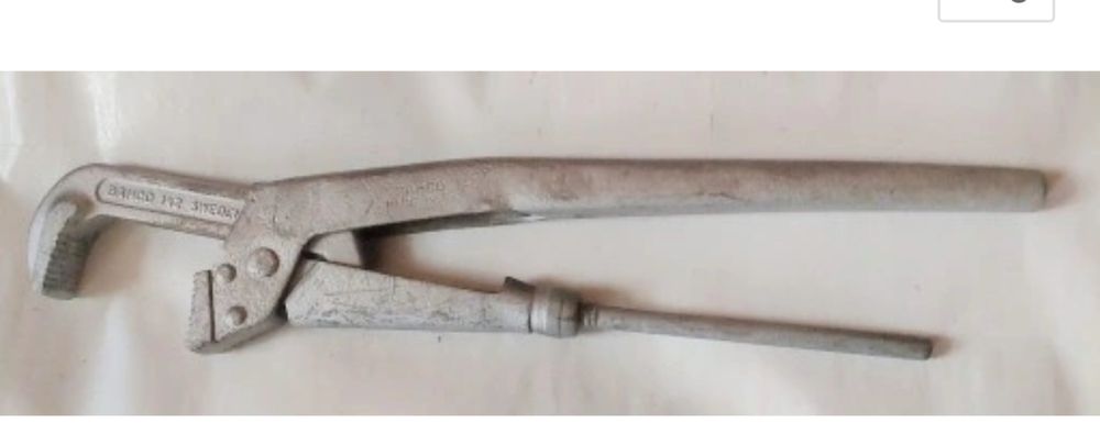 BAHCO 142 Żaba klucz do rur Hydrauliczny Nastawny