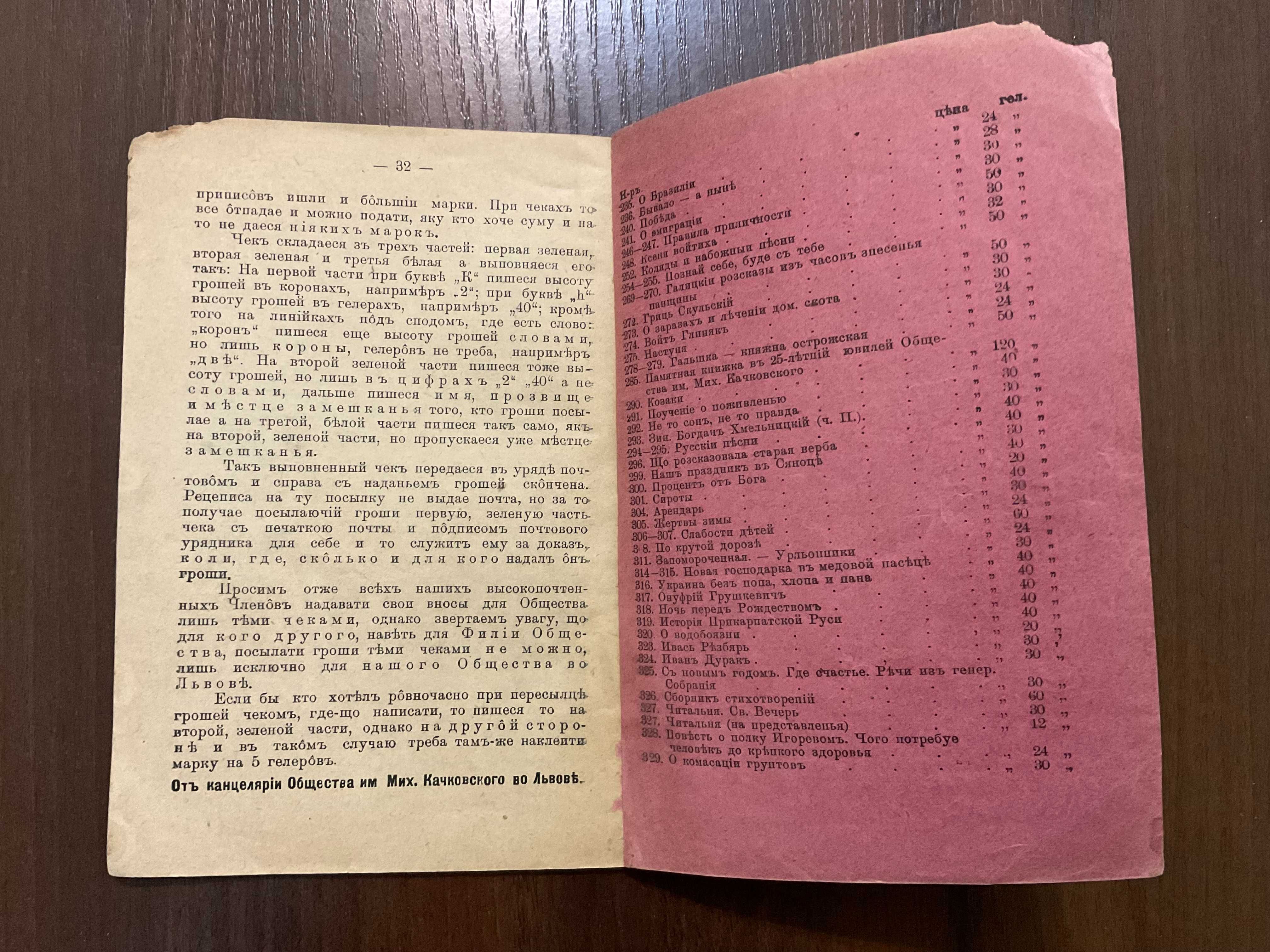 1905 Що нас губить Про алкоголь та його наслідки Львів