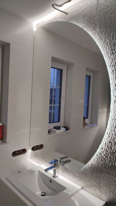 lustro okrągłe led