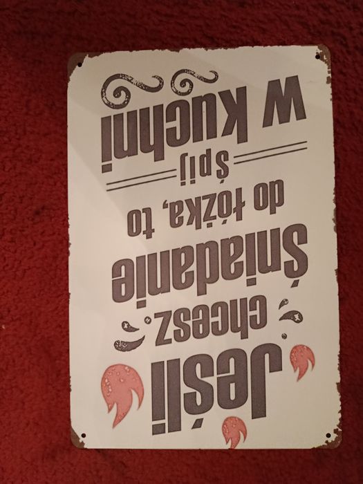 Tablice metalowe - 20 x 30 cm - Steel Poster