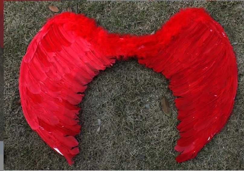 Skrzydła czerwone na bal