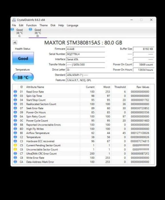 Maxtor DiamondMax 21 80GB