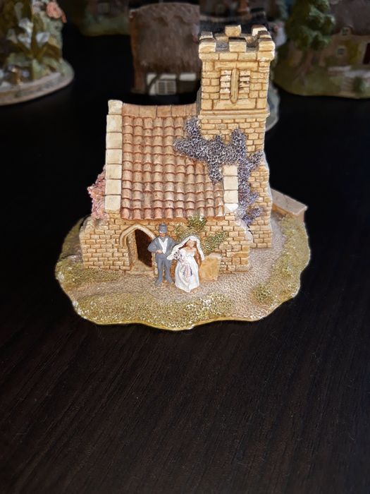 Coleção rara 8 miniaturas Liliput Lane Cottage tipico inglês