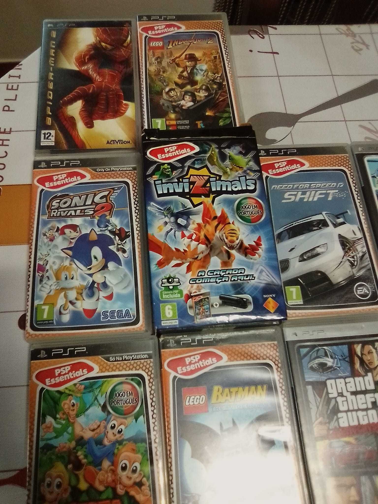 Conjunto de 14 Jogos para PSP portátil