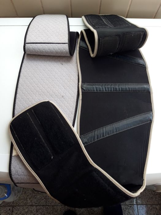 2 cintas lombares para aliviar zona abdominal e lombar