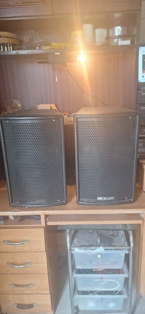 Kolumny estradowe reloop z zestawu active Pa1000