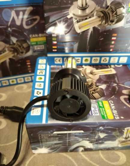 KIT LED Alto Brilho H1, H4 ou H7  150W Luz Branca/XENON. NOVAS CANBUS