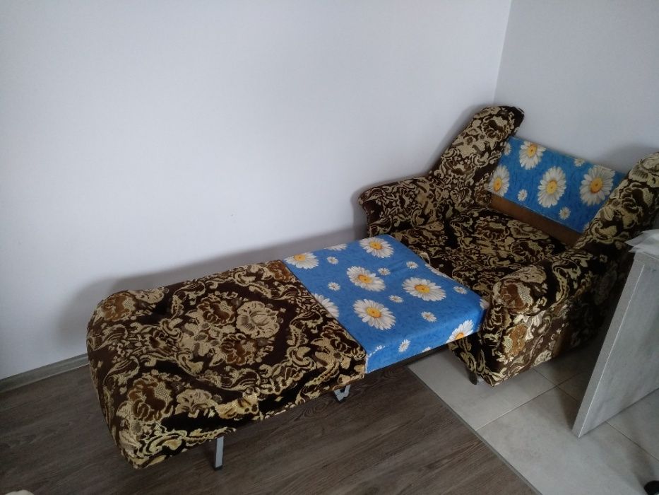 Раскладное кресло большое, полноценное спальное место