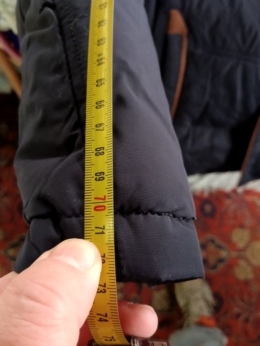 Чоловіча зимова куртка великого розміру