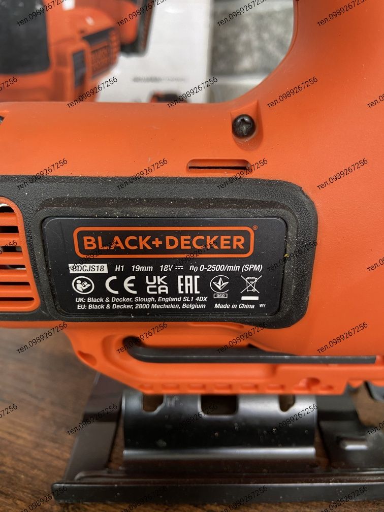 Електролобзик , лобзік, лобзик акумуляторний  BLACK DECKER Англія