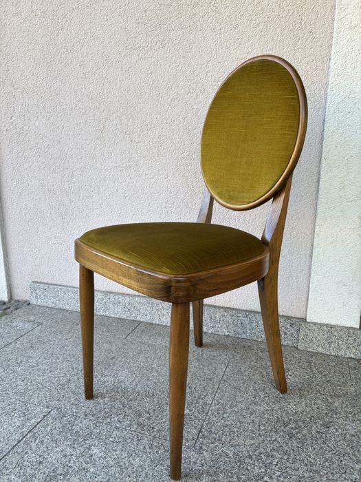 Świetny Stan! Krzesła Medaliony 6szt Ludwik Lata 60te XXw