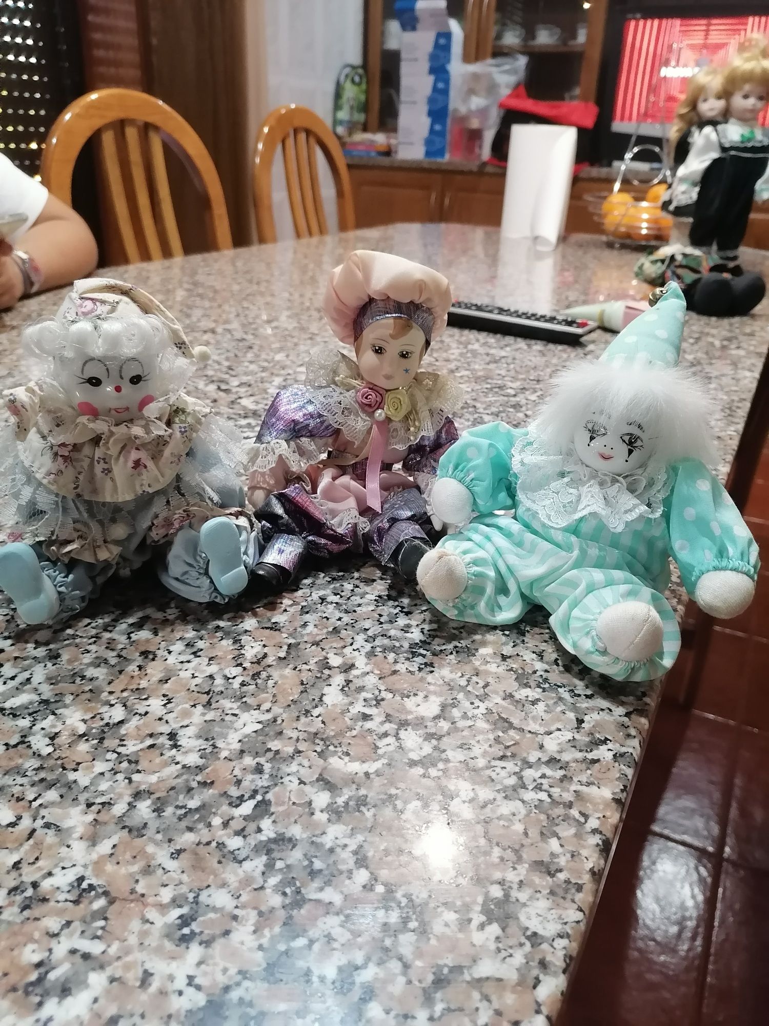 Bonecos de porcelana (conjunto)