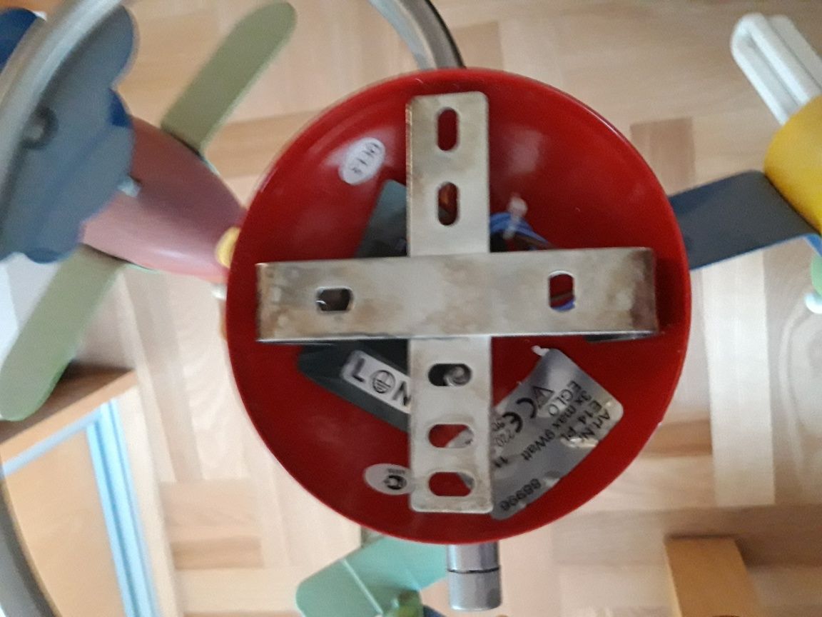 Plafon lampa Eglo dziecięcy samoloty