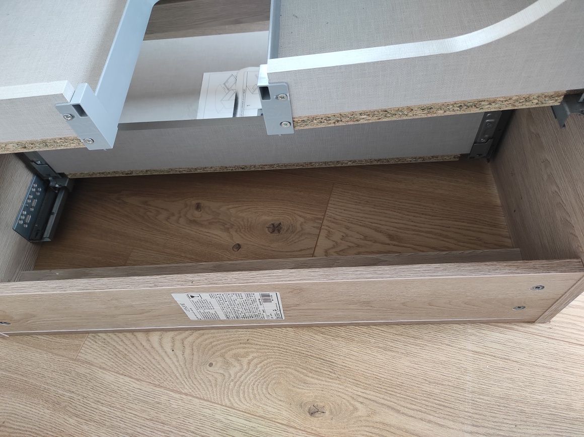 Szafka łazienkowa pod umywalkę Cersanit Crea 80 cm dąb