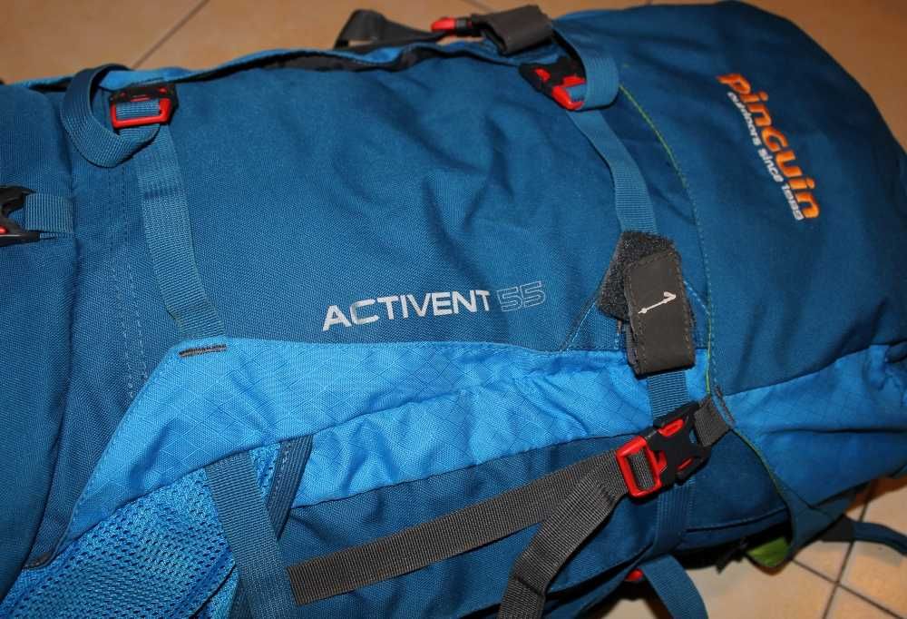 Plecak Pinguin 55 litrów Activent górski wyprawowy trekkingowy