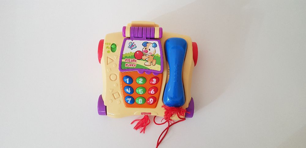 Interaktywny polsko- angielski telefon Fisher Price