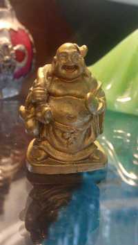 Buda miniatura em latão com 3 cm