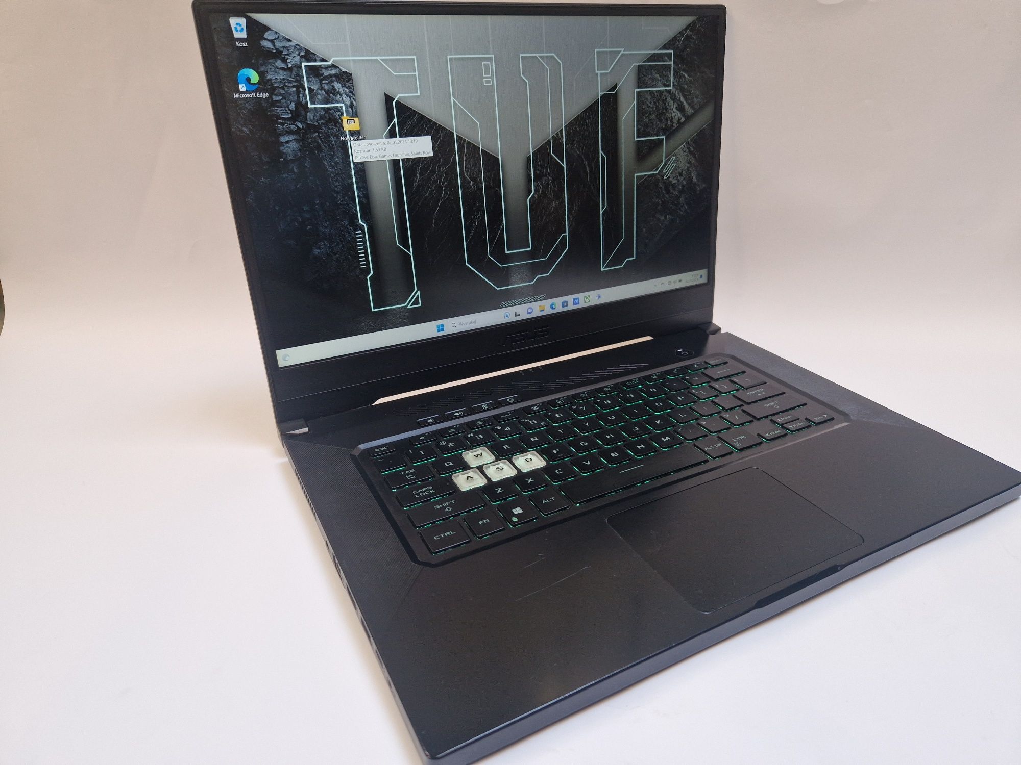 Asus TUF F15 Rtx 3060 i7 11gen 1.5t 16GB RAM