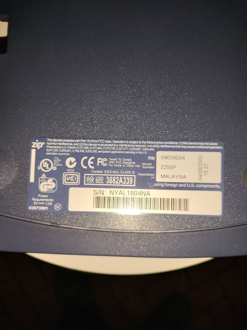 Drive externo Iomega zip z250p