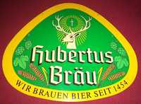 Hubertus Bräu - szyld , tablica , reklama piwa