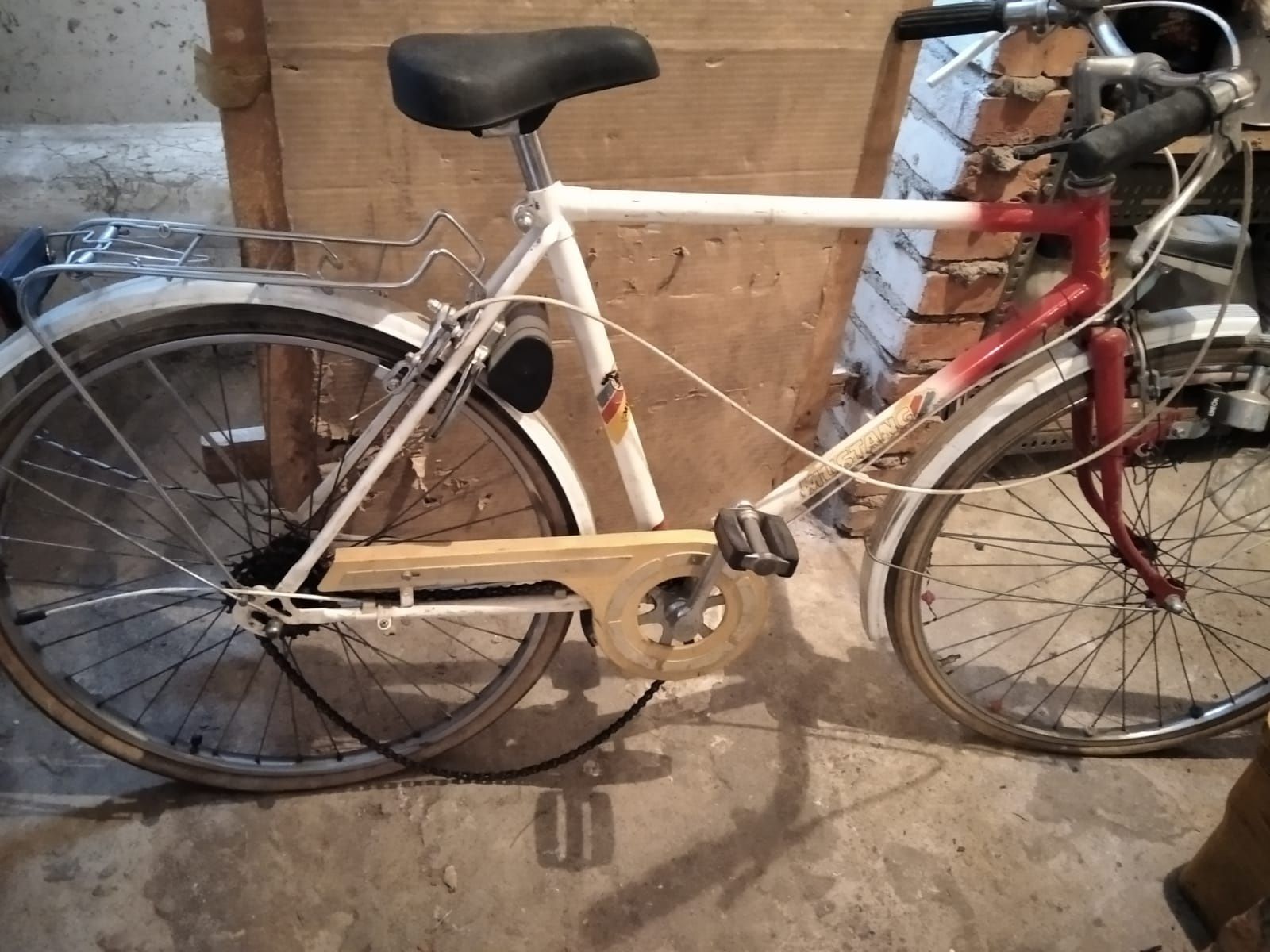 Stary rower mustang