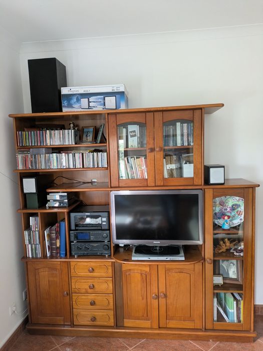 Móvel de sala madeira maciça