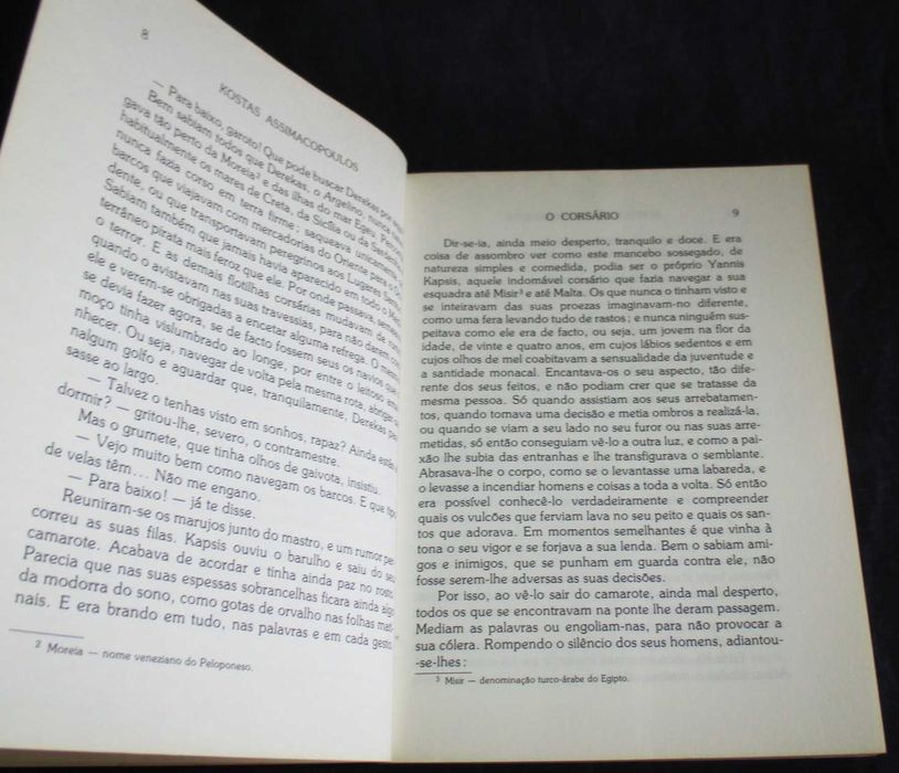 Livro O Corsário Kostas Assimacopoulos