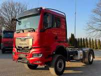 MAN TGS 18.510 4x4 BL EURO6 CIĄGNIK SIODŁOWY Z HYDRAULIKĄ WYWROTU  | TOP STAN | Retarder | stały napęd | 1 wł | DE | Bogate wyposażenie |