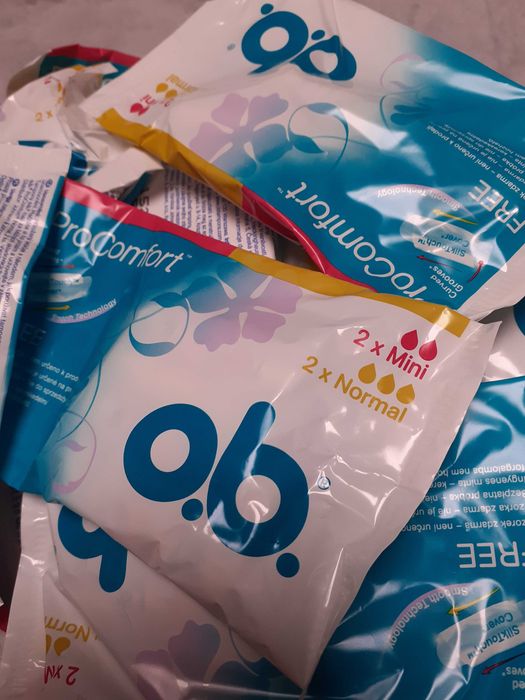 O.B. Tampony ProComfort 2 mini, 2 normal 100 paczuszek