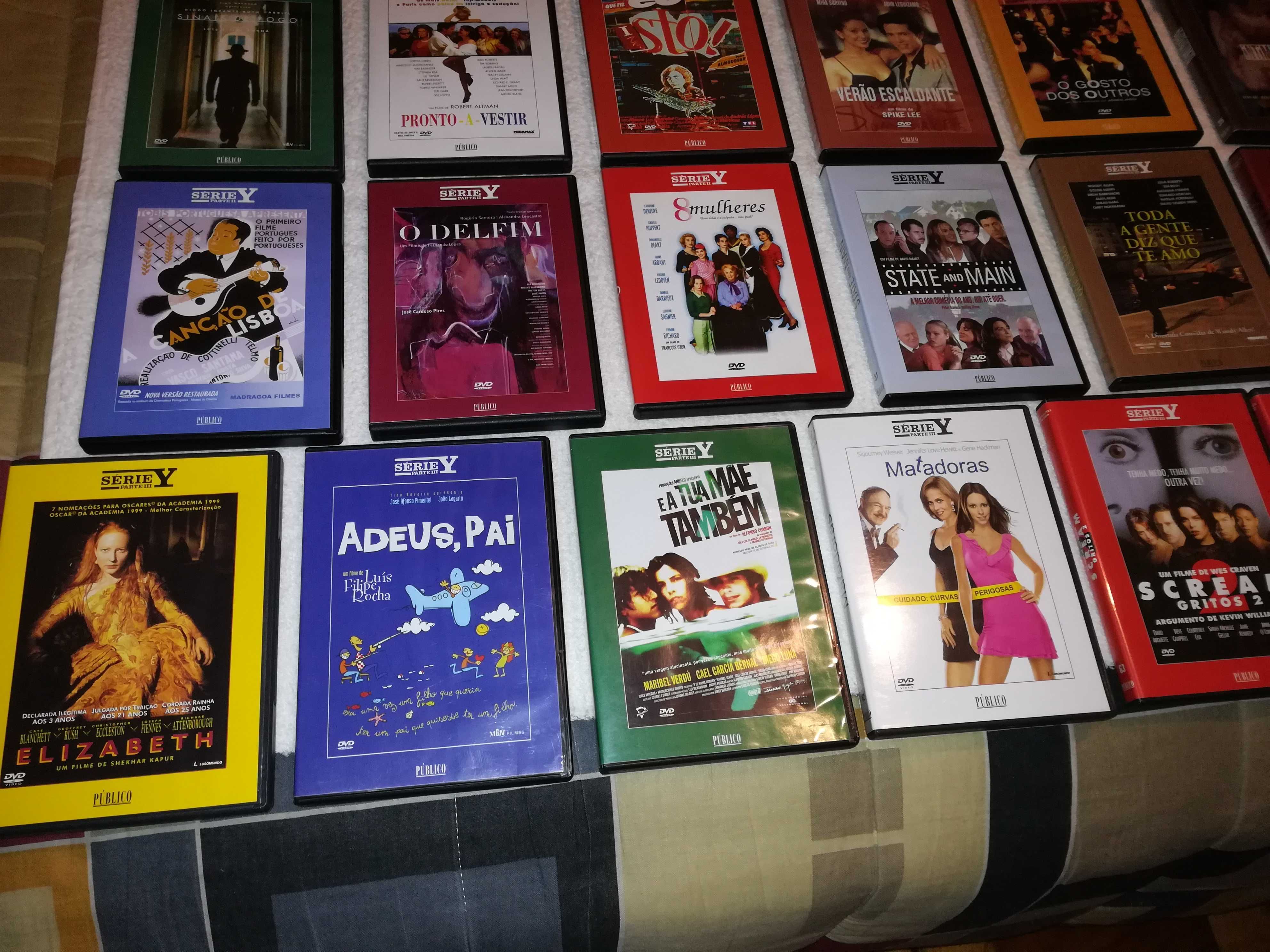 coleção de dvds da série y do jornal o público (diversos números)