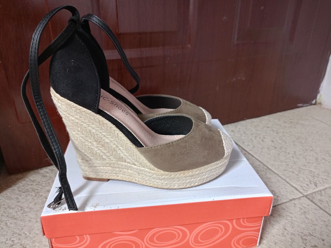 Sandały espadryle 36