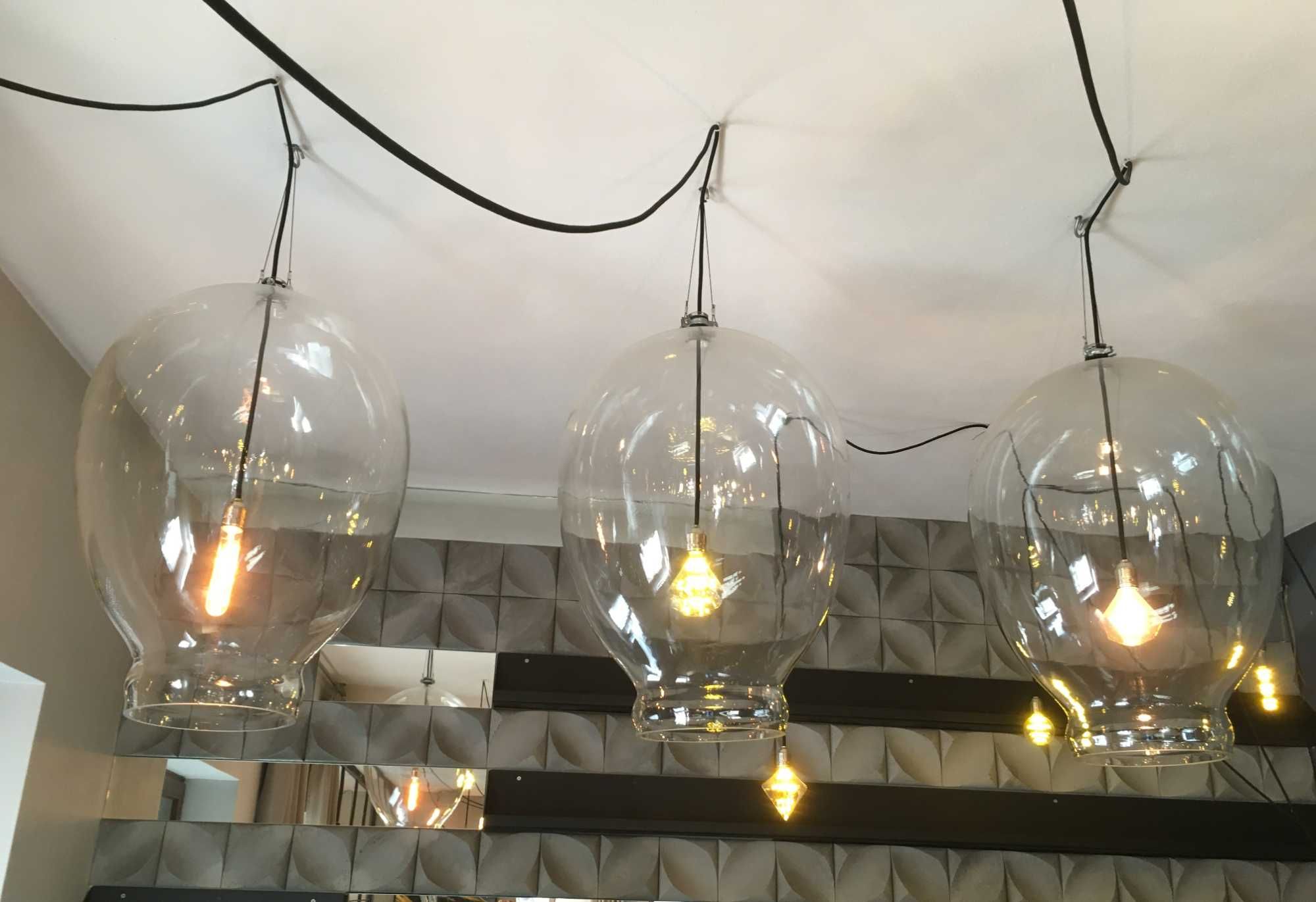 3 x Lampa dekoracyjna dymion unikat oświetlenie loft industrial