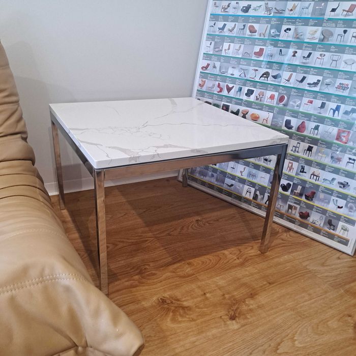 Ława,Stolik kawowy Knoll,Florence Knoll marmur,sygnowany.