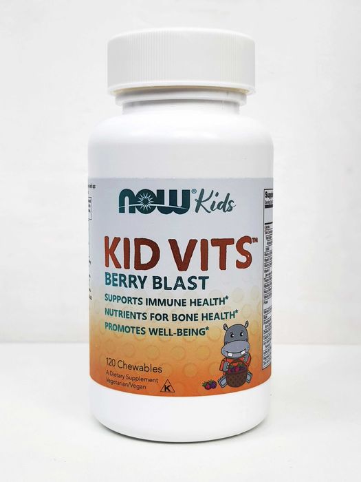 Вітаміни для дітей Now Foods Kid Vits, 120 жувальних таблеток