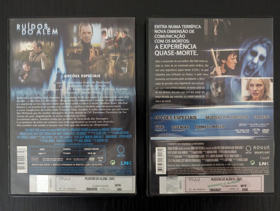 Coleção  DVD White Noise (Ruídos do Além)