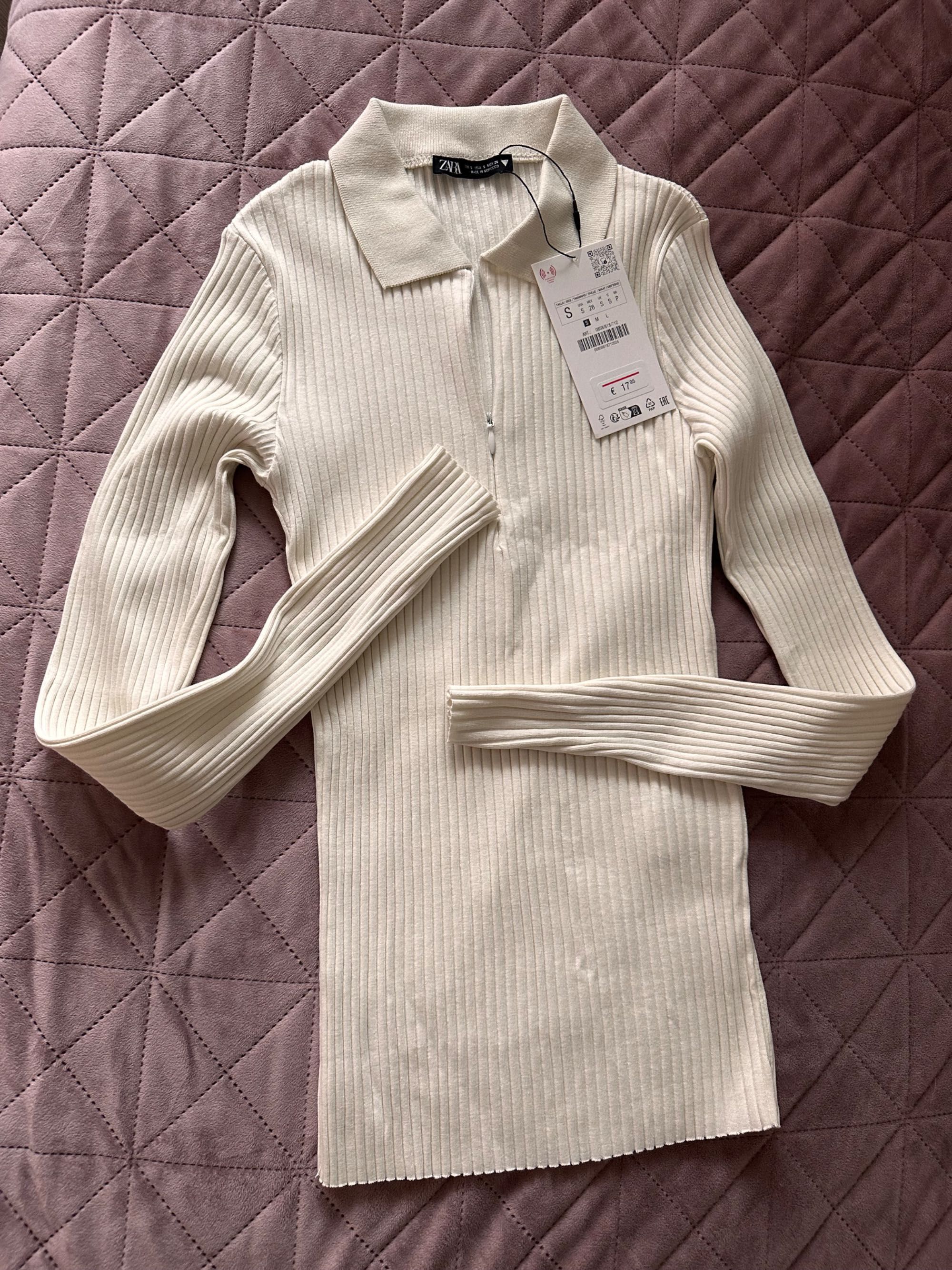Zara Slim Fit, лонгслів, топ S