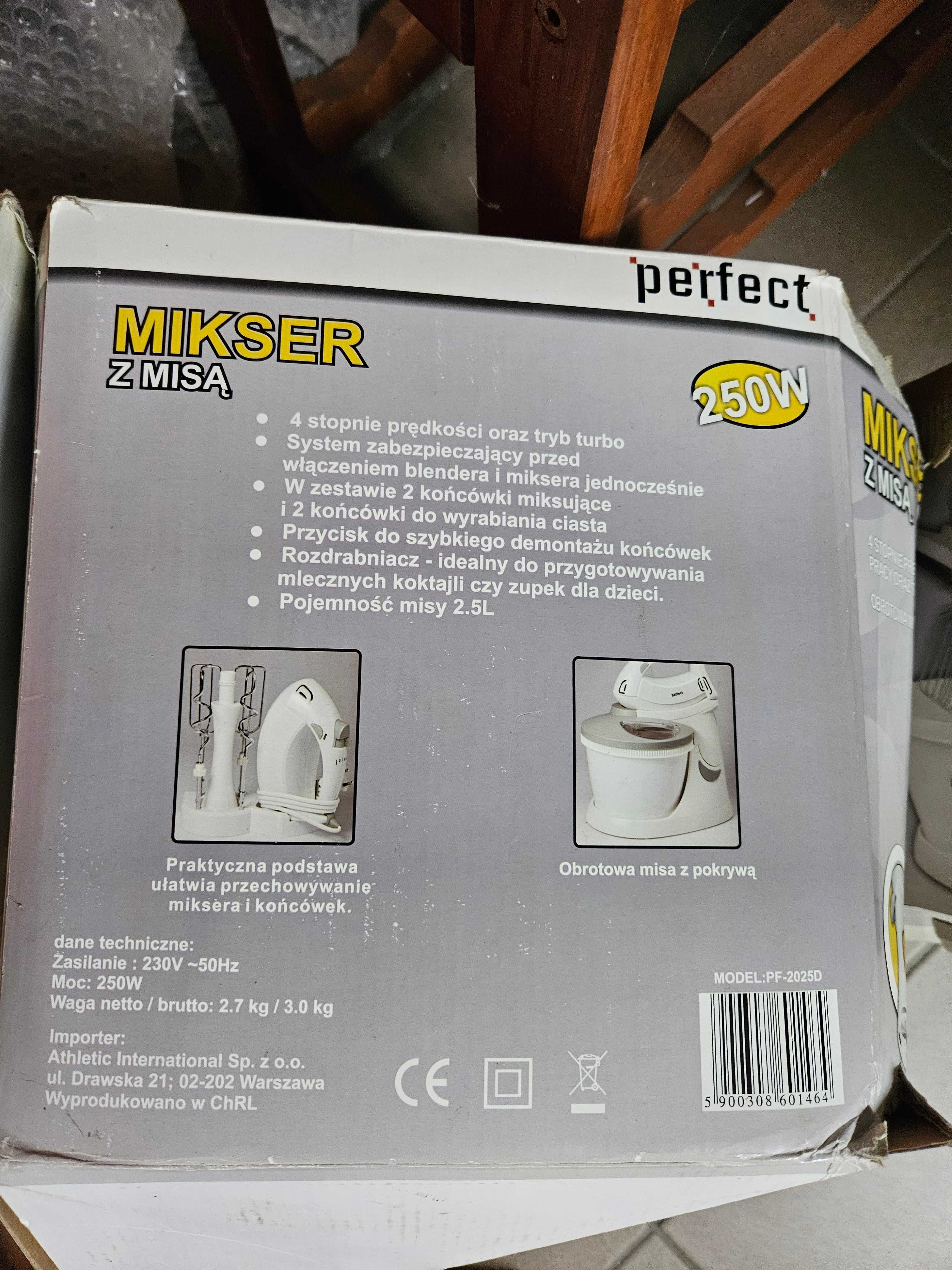 Mikser z misą 250W