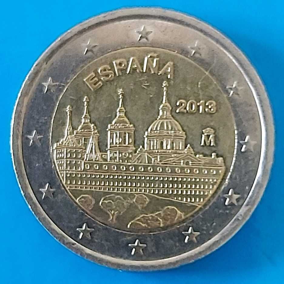2 Euros de 2013, de Espanha,  Palácio Escorial