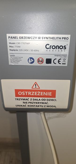 Panel grzewczy na podczerwien