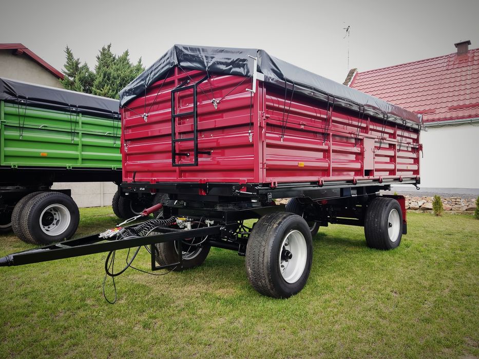 Przyczepa wywrotka, BSS p93 9t 12t,plandeka