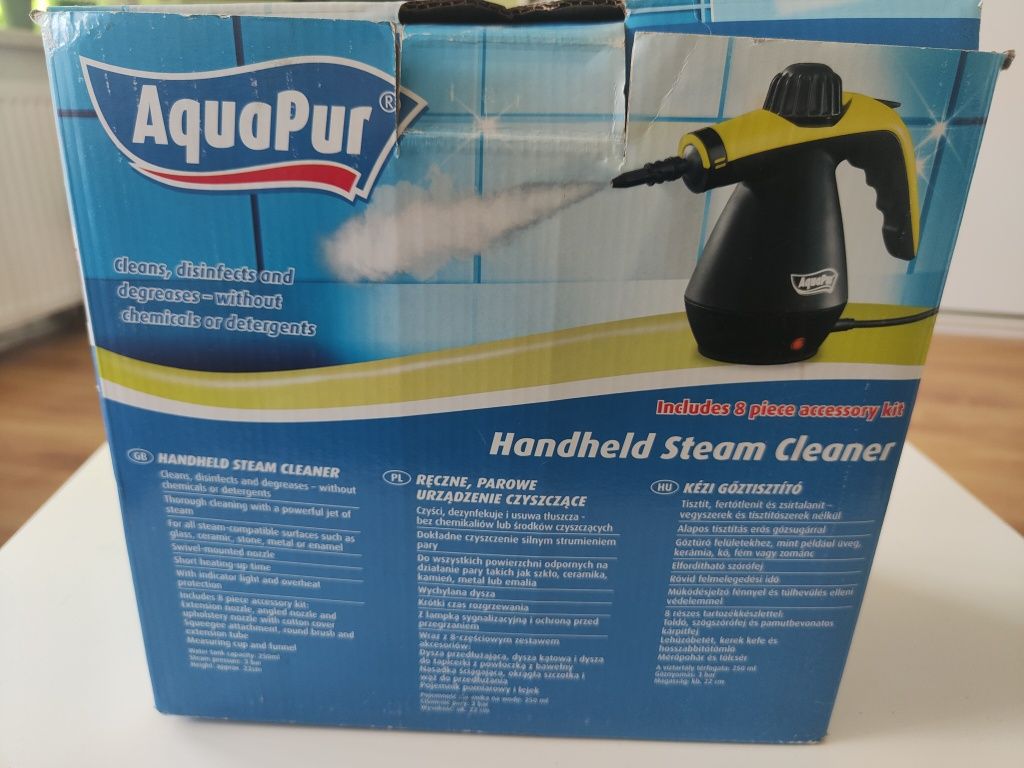 Ręczna myjjka parowa firmy Aquapur
