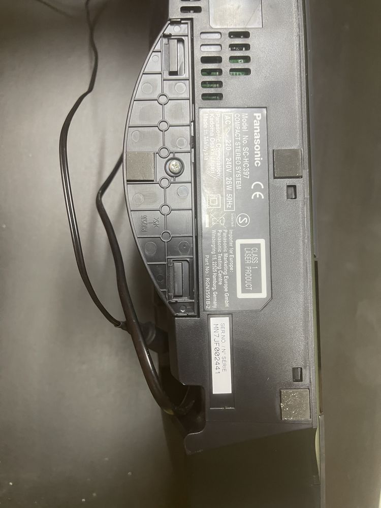 Mini wieża panasonic sc-hc397 stan bdb. Bluetooth usb aux. komplet