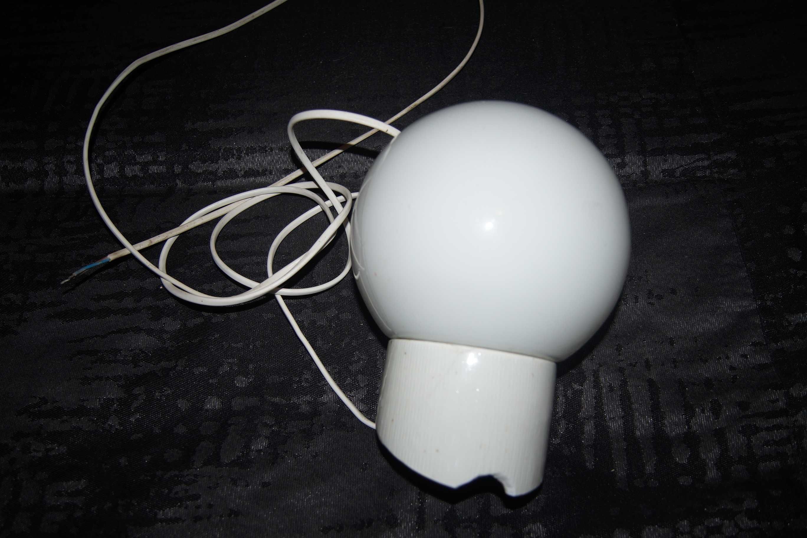 lampa ceramiczna porcelanowa PRL