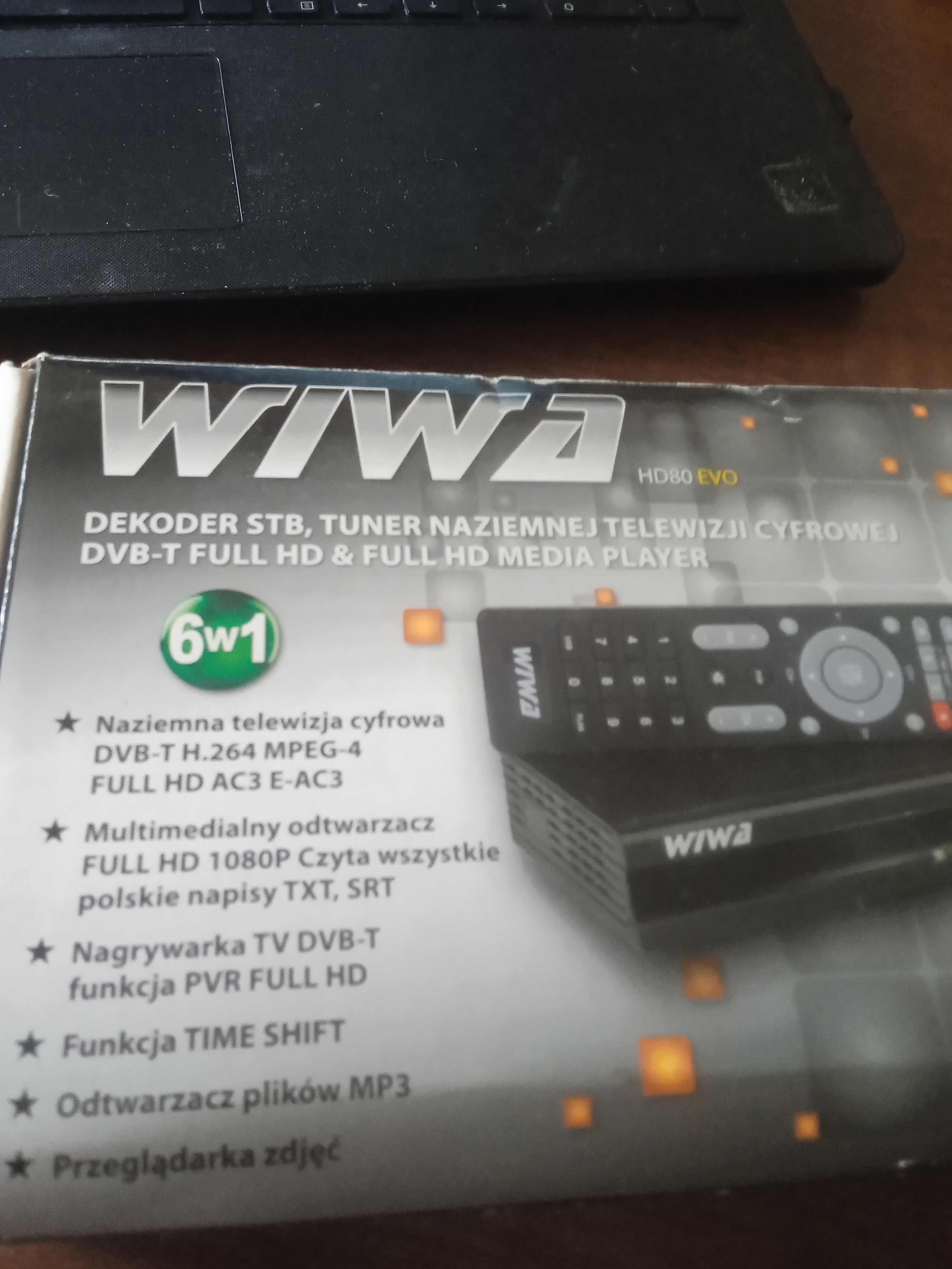 dekoder stb HD80 EVO tuner telewizji naziemnej cyfrowej