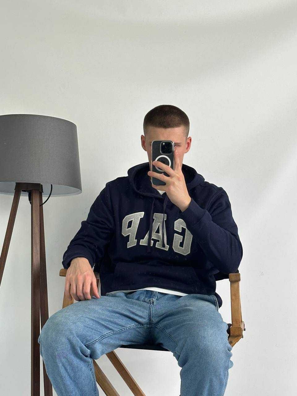 Худі GAP LOGO fleece hoodie