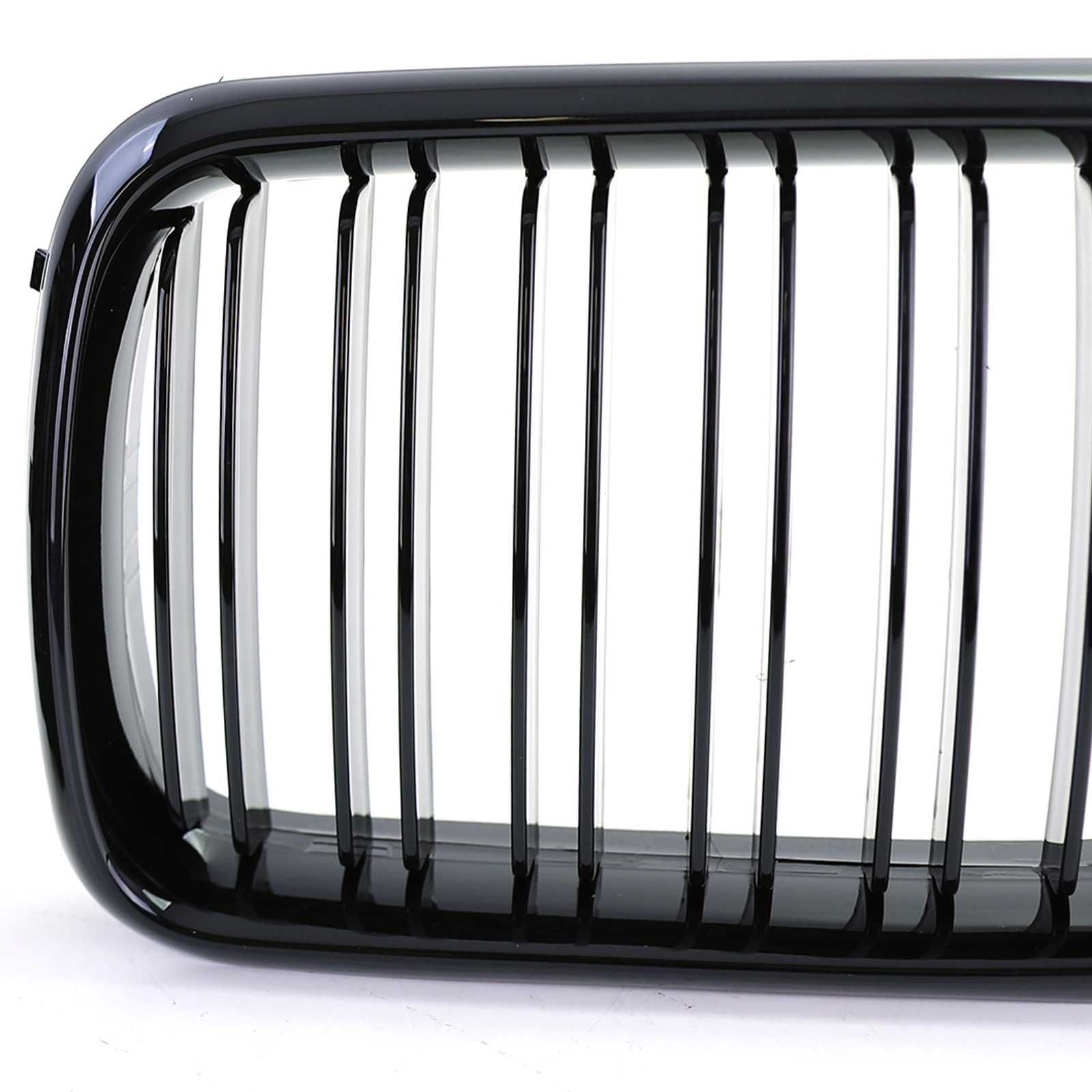 Grelha dupla para BMW Série 3 E36 1996 a 1999 Preto Brilhante