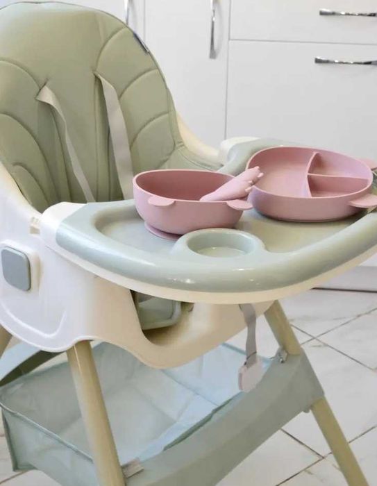 Дитячий стільчик для годування від 6 місяців bambi годувальний столик